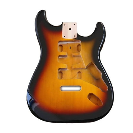 Unfinished Guitar Body Guitar Accessory Poplar Wood Unfinished Guitar Barrel A