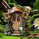 thumbnail image 5 of Decoración de puerta con setas caprichosas: decoración de madera con cuento de hadas para el hogar, la escalera, el dormitorio y el jardín., 5 of 6
