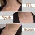 thumbnail image 4 of PANTIDE Scorpio Zodiac Layer Necklaces Retro Rose Gold Plated 3Pcs, 4 of 5