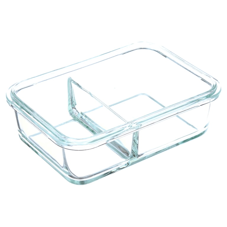 Ello Color Lock 3.4-Cup Divided Glass Meal Prep Set, 4-Piece photo 6