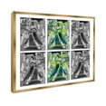 thumbnail image 2 of 6 Comic Book Frame Gold Collage Comic Book Frame with White Mat to Display, 2 of 6