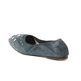 thumbnail image 2 of Cecelia New York Jacob Ink Grey Suede Elastic Designer Ballet Flat Flexible Shoe (Ink Grey, 7), 2 of 2