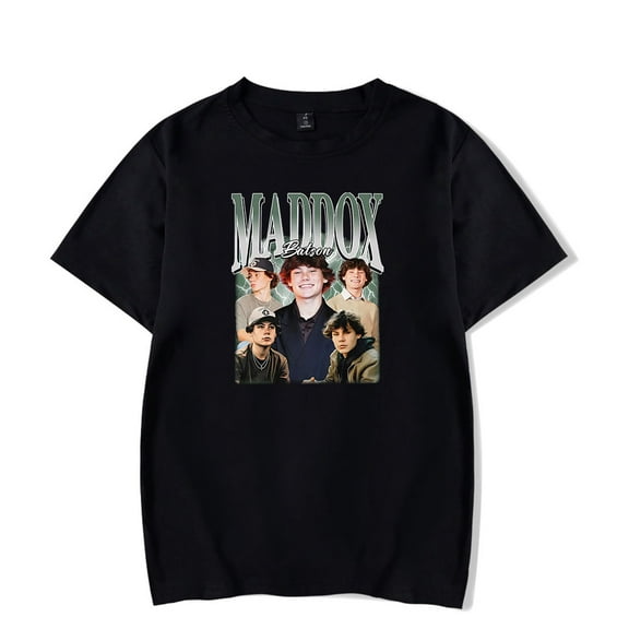 Maddox Batson Vintage T-shirt Fashion Crewneck Short Sleeve Tee Unisex Clothes