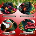 thumbnail image 4 of Neon Light Christmas Banner Christmas Tree Merry Christmas Display Colorful Ornaments Snowflake Pattern Xmas Backdrop for Christmas Party New Year Celebration Holiday Gathering, 4 of 9