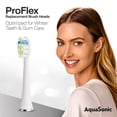 thumbnail image 2 of AquaSonic ProFlex White Brush Heads - 8 Pack, 2 of 4