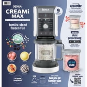 Ninja CREAMi MAX 24 Oz, 9-in-1 Ice Cream & Frozen Treat Maker- Black/White