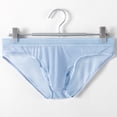 thumbnail image 2 of StSilkitty Men's Briefs Low Rise Soft Comfy Breathable Underwear No Ride-Up Lightweight Daily Wear Bikini Underpants, 2 of 3