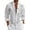 White bamboo, variant on Mens Vintage Shirt Casual Button Down Shirts Long Sleeve Summer Beach Shirts White L