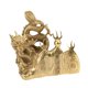 thumbnail image 3 of Estatua de dragón de latón, figura de animal, regalo de buena suerte, obra de arte, riqueza, Feng Shui 135 cm x 6 cm x 145 cm, 3 of 9
