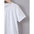 thumbnail image 4 of Children's Summer Casual Cotton T-Shirt with Independent Thinker Print - Crew Neck, Regular Fit Knit Top with Slight Stretch, Cartoon Pattern, Ages 12 & Under, 4 of 6