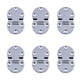 thumbnail image 5 of Bisagra, 6 piezas Bisagra abatible Bisagra a tope plegable Bisagra de aleta Rendimiento confiable, 5 of 8