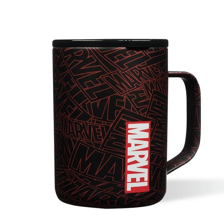 Corkcicle 16 oz Marvel Travel Coffee Mug, Stainless Steel, Triple  Insulated, Spill-Proof, Iron Man