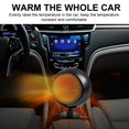 thumbnail image 3 of JLFNYA Space Heater,Portable Car Heater 2 in 1 12V 180W High Power Fast Heating & Cooling Fan Defrost Defogger,Portable Heater for Automobile Windscreen Defog & Keeping Warm, 3 of 5