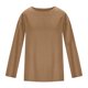 thumbnail image 5 of Ropa de estar por casa,Camiseta Fallow para mujer, cuello redondo, manga larga, informal, poliéster, cómoda para uso diario, ideal para el hogar y el trabajo, sopatenor, 5 of 9