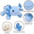 thumbnail image 3 of Axolotl Plush Toy,10.8inch Soft Cute Salamander Stuffed Animal Kawaii Squishy Plushies Pillow Doll Birthday Gift for Baby Boys Girls Kids & Adults Kwa, 3 of 4