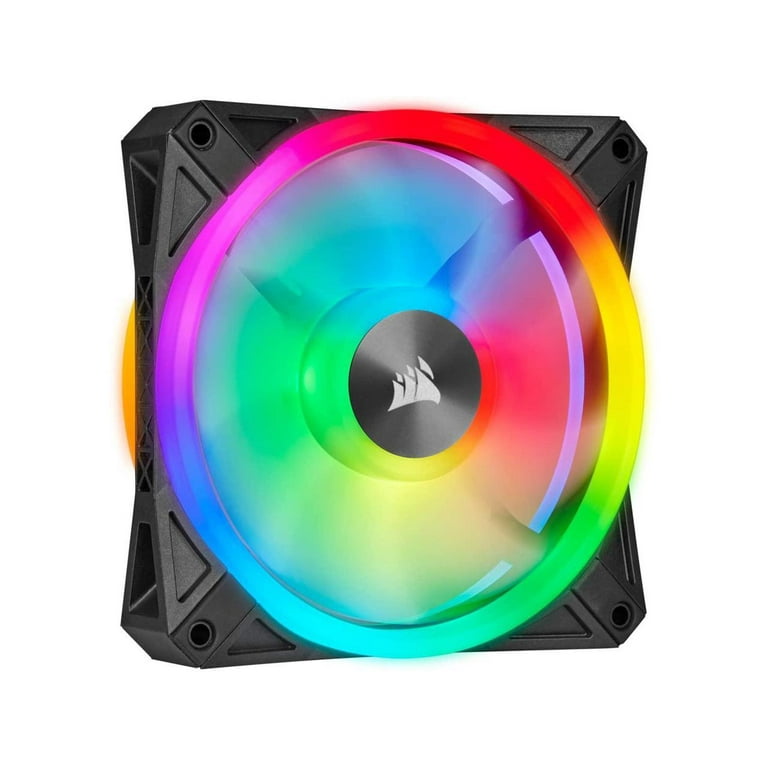 CORSAIR QL Series, iCUE QL120 RGB, 120mm RGB LED Fan, Triple Pack