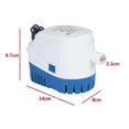 thumbnail image 2 of 12V/1100GPH Automatic Submersible Boat Bilge Water Pump with Auto Float Switch, 2 of 5