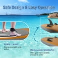 thumbnail image 4 of OZVMZQ  10'8'' Inflatable Stand up Paddle Board , Extra Wide SUP, with Premium Accessories Included Waterproof Dry Bag ,for Yoga Fishing, 4 of 10