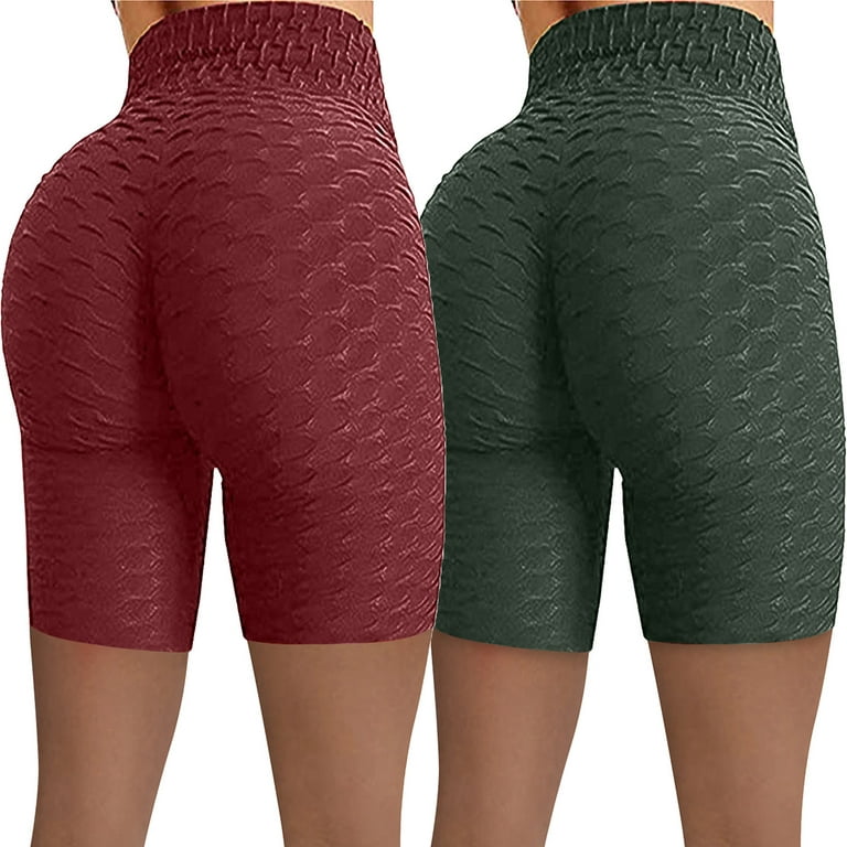 adviicd Petite Short Pants For Women Yoga Shorts With Pockets For Women  Womens Lifting Yoga Shorts High Waist Elastic Active Hot Pants Ruched  Sports