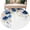 MidnightBlue LightPink, variant on Large Area Rugs for Living Room Bedroom, Navy Blue Spring Floral 6'x9' Rug Washable Carpet Runner Indoor Outdoor, Farmhouse Butterfly Rustic Non Slip Floor Mats Rug for Kitchen, Playroom