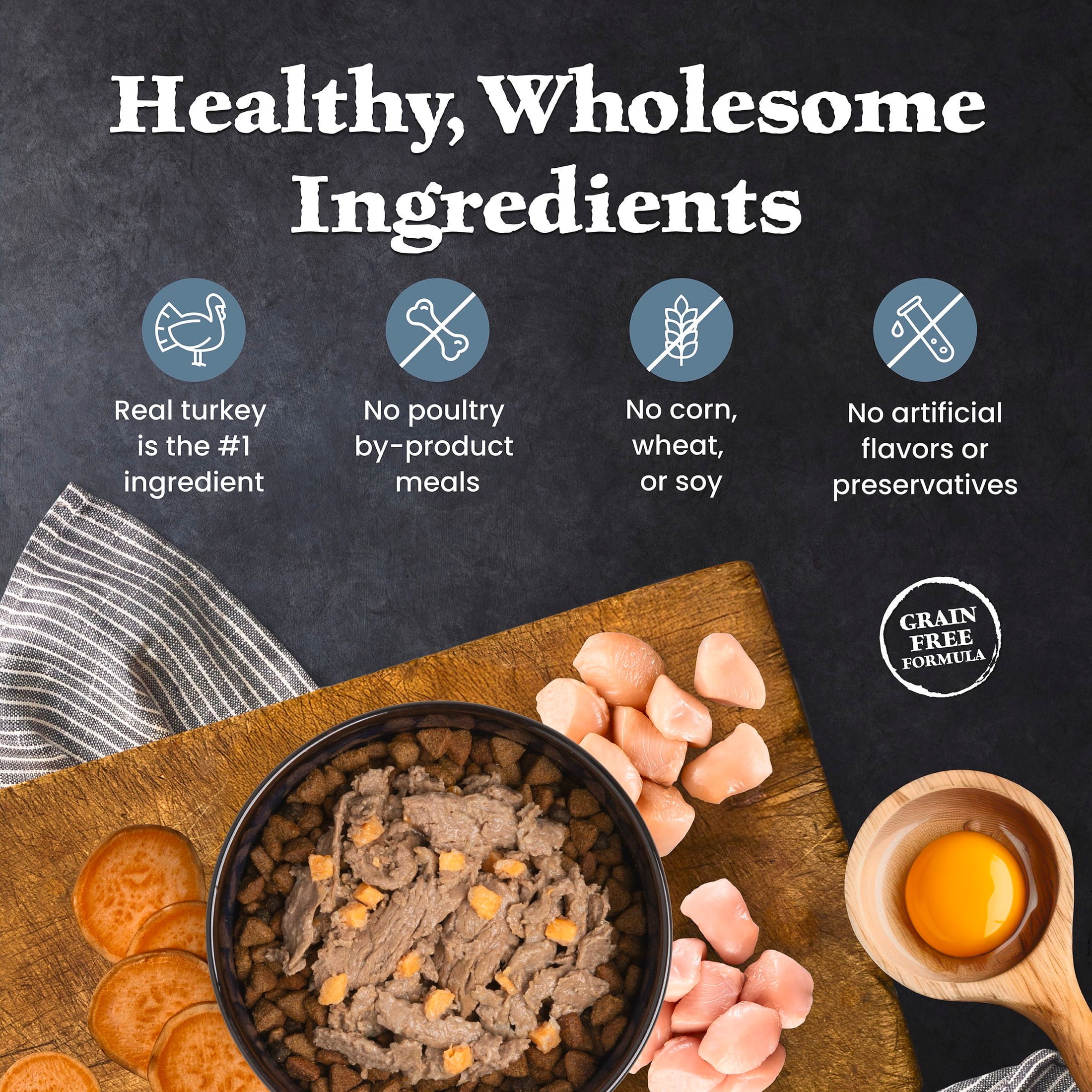 Blue Buffalo Wilderness Wild Meals, Turkey, High-Protein Adult Wet Dog Food, 9oz. Pouch
