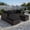 Black, variant on Topcobee 5 Pieces Patio Sectional Rattan Furniture Set with Ottoman Table, Patio Sectional Furniture Set, Outdoor Couch Set for Balcony Garden Backyard Lawn-Black