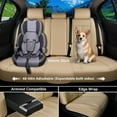 thumbnail image 3 of Coverado Beige Car Seat Covers Full Set, Faux Leather Front and Back Seat Protectors, Universal Interior Cushions Fit Most Cars, Sedans, SUVs and Trucks, 3 of 10