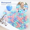 thumbnail image 6 of 100 Pit Balls Plastic Balls for Baby Toddlers GirlsToddlers for Playhouse, Baby Pool, Play Ball Fun Centers, for Babies, Kids, Toddlers 1-3, Phthalate Free BPA Free with Zip Storage Bag, 6 of 7