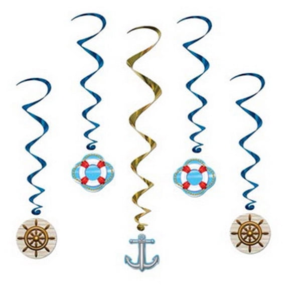 Beistle 3' 4" Cruise Ship Whirls 15/Pack 57578