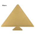 thumbnail image 1 of 50 Uds. Tablero Triangular dorado para tarta o Mousse, tablero de cartón para postres y magdalenas, herramientas para hornear 82020, 1 of 7