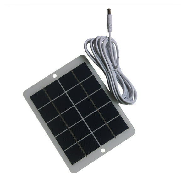 1pc 6W 5V Solar Charging Panel Outdoor Solar Panels Camera Security Monitoring Garden Lights Solar Panel Charger With Power Cord