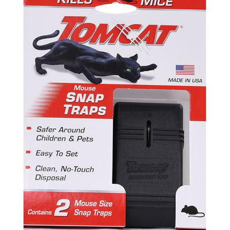 Tomcat Mouse Snap Trap 2ct (Best Mousetrap Car Design For Speed)