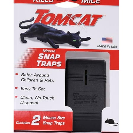 Tomcat Mouse Snap Trap 2ct (Best Homemade Mouse Trap)