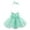 Green, variant on Sngxgn Girls Tie Back Short Sleeve Ruffle Hem Off Shoulder Casual Elegant Dresses(Green,80)