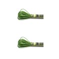 thumbnail image 3 of Bewildely Hilo de cableado de punto de cruz, colores brillantes, hilo de lingote de línea de bordado hecho a mano DIY para regalo de Navidad, accesorio VerdeE703 2piezas Bewildely CBP288937, 3 of 6