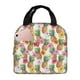 thumbnail image 1 of Easygdp Hawaiian Pineapples And Hibiscus Flowers Bolsa Térmica Premium - Tela Oxford Impermeable, Gran Capacidad, Bolsillo Frontal, Unisex para Trabajo, Escuela, Actividades al Aire Libre y Picnics, 1 of 8