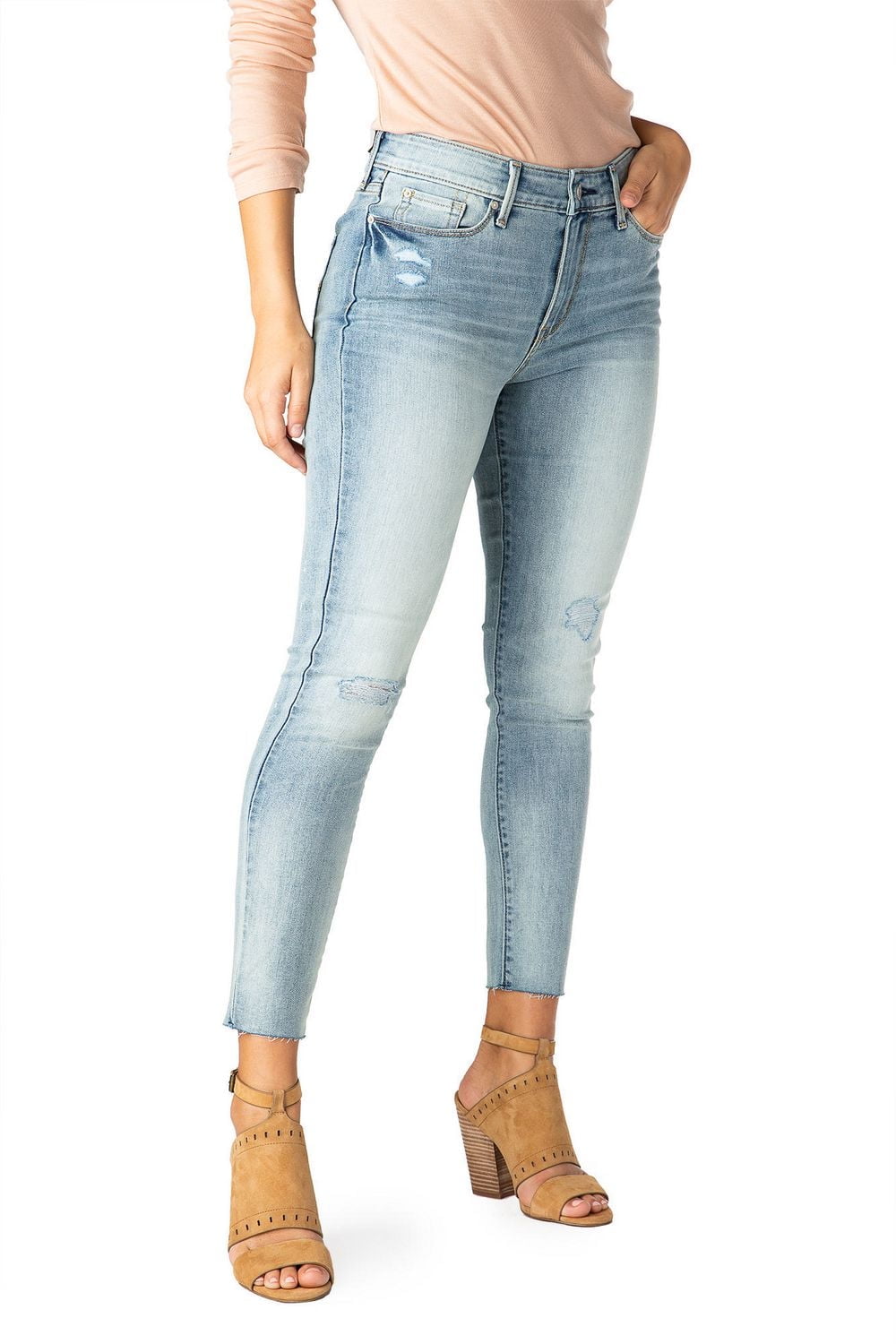 Levi Strauss Signature.™ Women's High-Rise Ankle Skinny Cuff Off Jeans