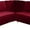Velvet Wine Red, variant on TOPCHANCES 3-Piece Velvet L Shape Sofa Slipcover, Brown