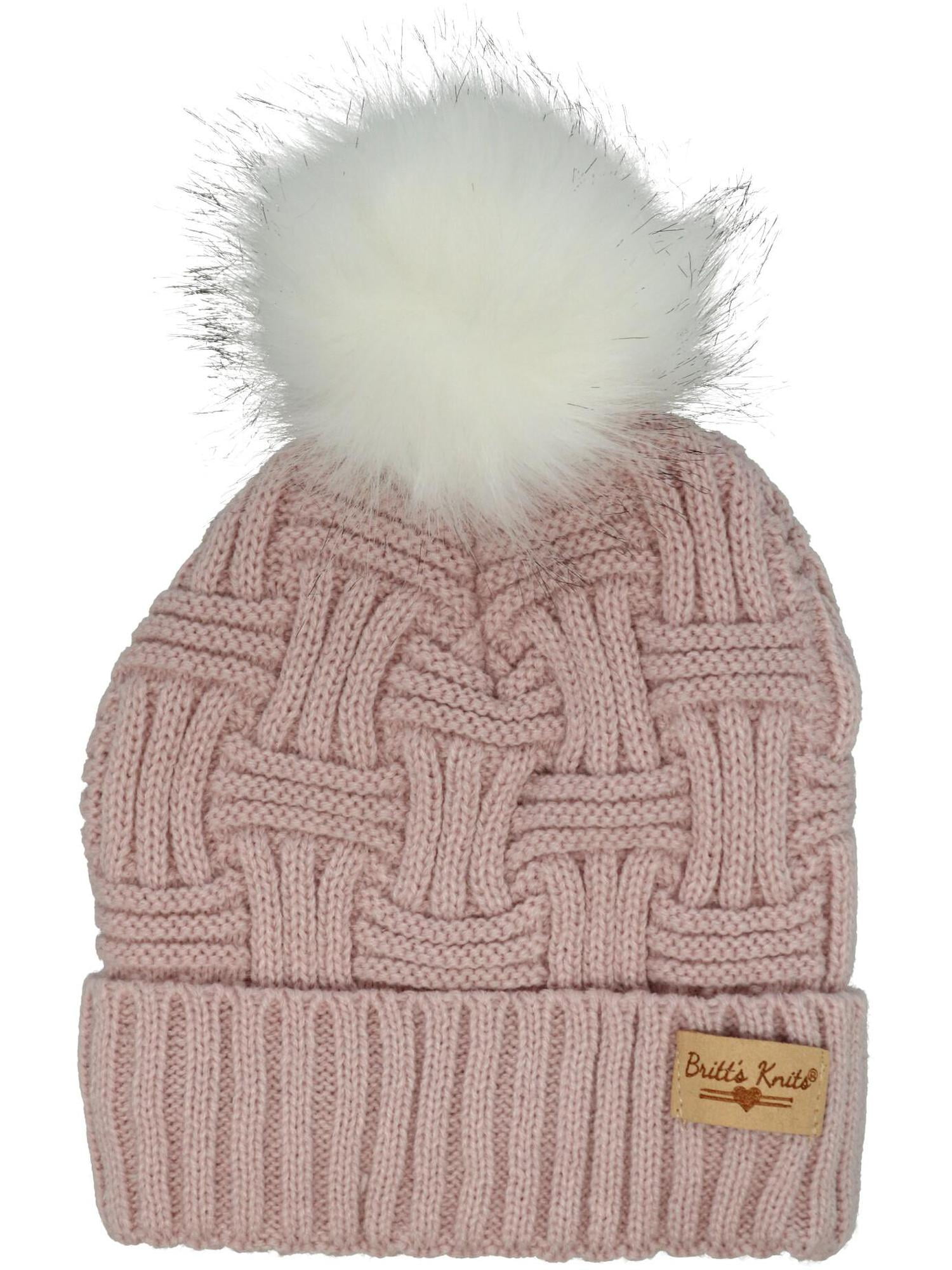 DDI 2341013 Basket-weave Knit Pom Pom 