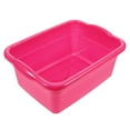 thumbnail image 1 of OULII 1Pack Versatile Design Portable Wash Basin in Red Plastic for Household Use 33in Long, 1 of 7