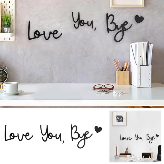 Honmine Wooden Letter Wall Decor, Hanging Phrase Sign for Home Decoration, Bedroom Wall Art with Inspirational Messages, Living Room Accent
