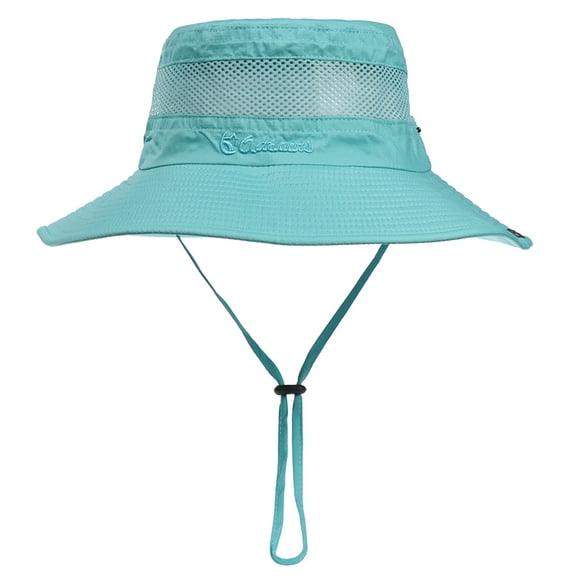 Men's Sun Hat Straw Hat Uv Upf 80 Travel Brim Women Bucket Hat Summer Sun Visor Hats Tops Blue One Size