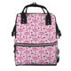 thumbnail image 1 of Disketp Cute Watermelon Flamingo Mochila de Pañales de Gran Capacidad con Múltiples Bolsillos, Mochila de Viaje Multifuncional para Bebé, Unisex, Moderna y Resistente, 1 of 6