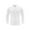 White, variant on LOVZFMLL Jackets for Men Casual Solid Color Long Sleeve Stand-up Collar Blouse Shirt