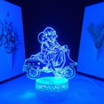 thumbnail image 4 of Clyartps-3d lámpara Anime Kill La Kill Matoi Ryuuko luz de noche Led para decoración de dormitorio luz nocturna Manga habitación regalo lámpara de mesa Kill La Kill Feliz Sencillez, 4 of 5