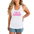 thumbnail image 2 of I'm A Liability Tank Top for Women Funny Graphic Shirt for Adults and Teens White Tank Top X-Large, 2 of 4