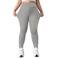 thumbnail image 3 of HAJWOH Sherpa Lined Leggings Women Tummy Control Stretch Soft Yoga Pants High Waisted Casual Pants Winter Thick Warm Tights, 3 of 6