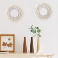 thumbnail image 4 of Round Macrame Wall Decoration Boho Handmade Woven Wall Hanging, 32*32 - Style 1, 4 of 5