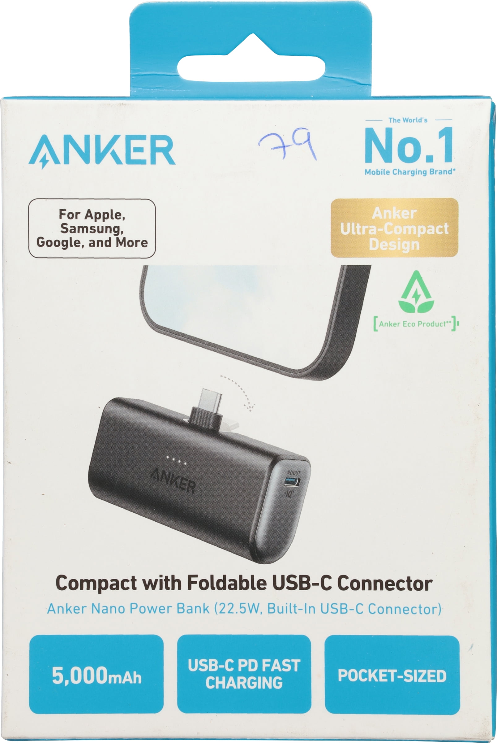 Anker - Brandclub - Anker Nano Power Bank with Built-in USB