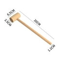 thumbnail image 2 of Clearance Sale!Seafood Crab Mallet Multifunctional Natural Hardwood Mallet Cracking Seafood Tool, Handmade Equipment, 2 of 2